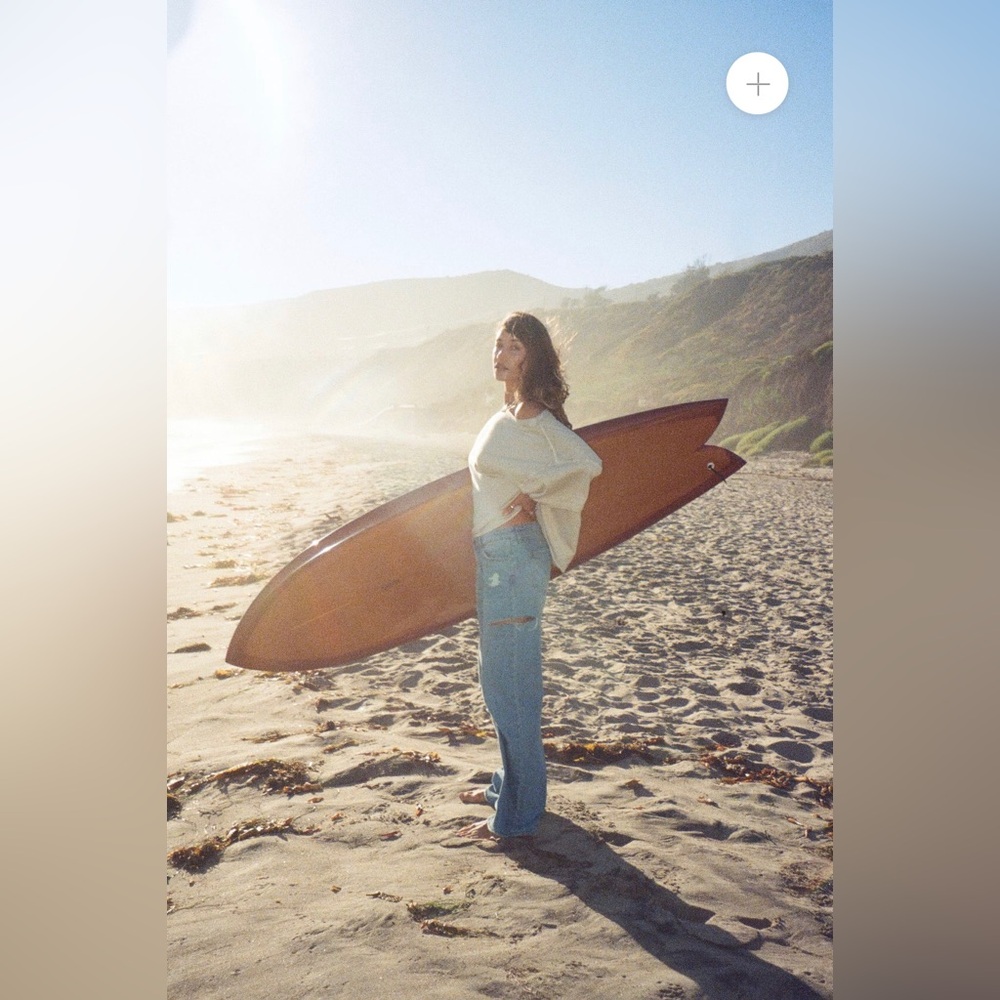 Shadows Sun Vintage Tee in Oyster Colorway